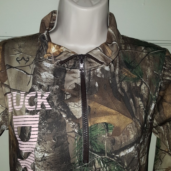 Duck Dynasty RealTree Xtra 1/4 Zip Jacket Sz L - Picture 4 of 8